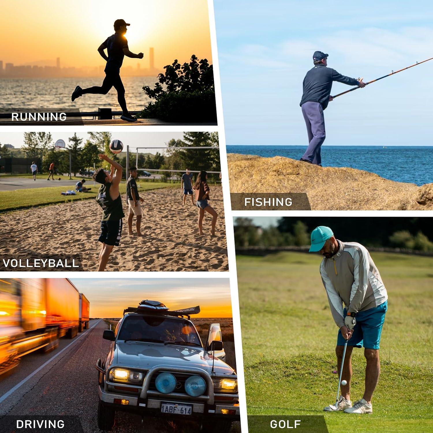 Gafas de sol polarizadas YDAOWKN UV para hombres - 57mm