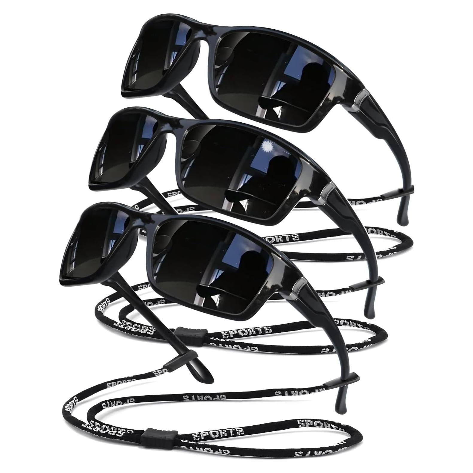 Gafas de sol polarizadas SQOQS unisex 3 pack - UV400