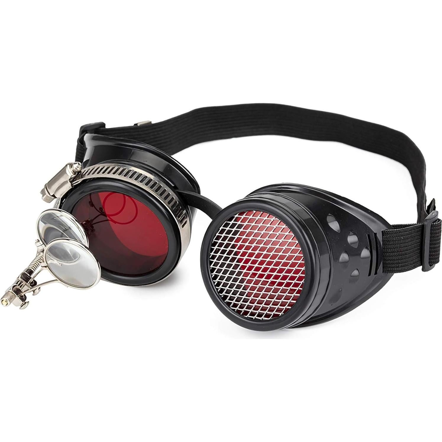 Gafas Steampunk Vintage Lelinta Ajustables para Cosplay