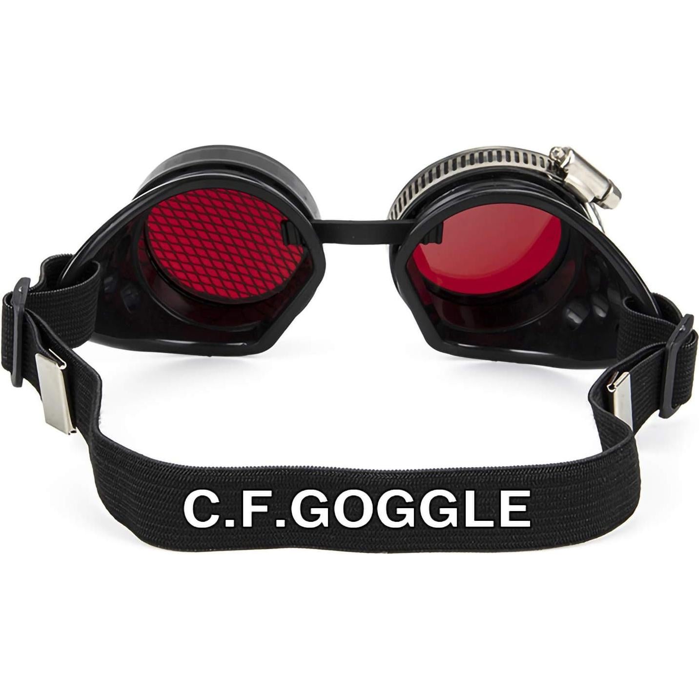 Gafas Steampunk Vintage Lelinta Ajustables para Cosplay