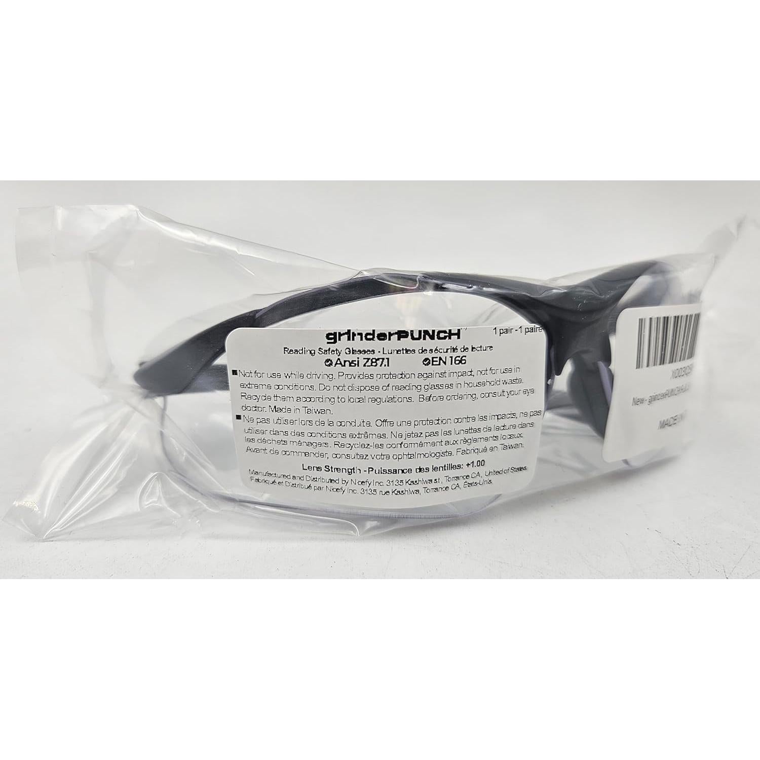 Gafas de Seguridad Aumentadas grinderPUNCH Lente Completo UV400