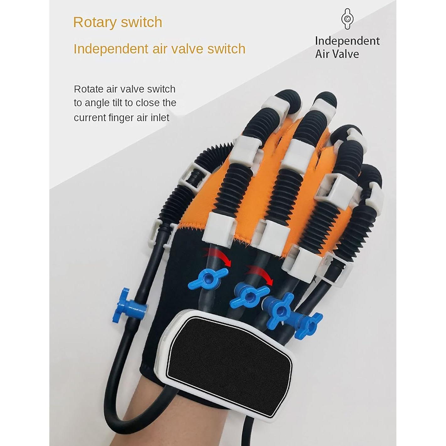 Guantes de Rehabilitación LZYLZF Tamaño M Mano Izquierda