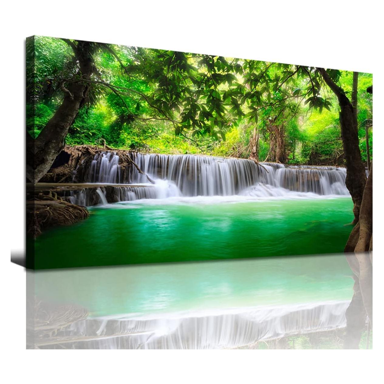 Cuadro en Lienzo Árboles en Cascada Haichuang 50x100 cm