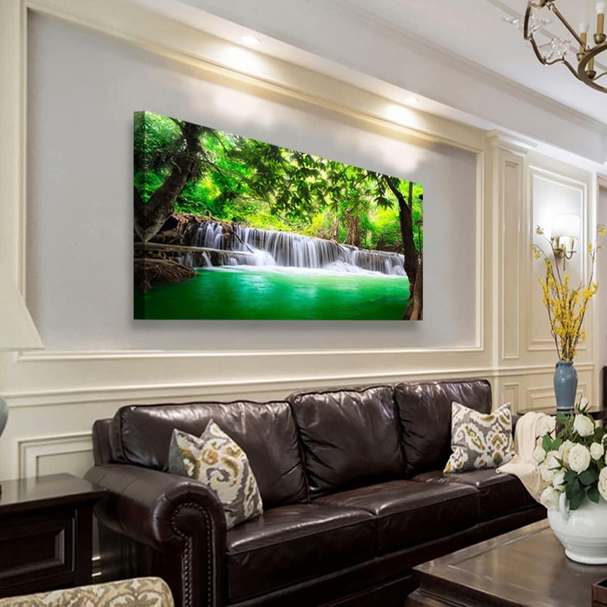 Cuadro en Lienzo Árboles en Cascada Haichuang 50x100 cm