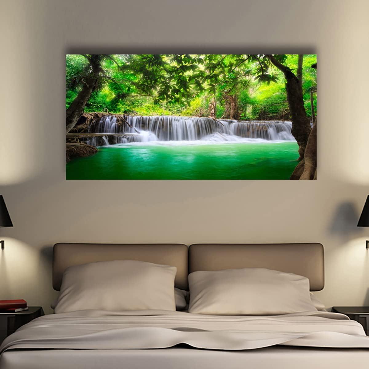 Cuadro en Lienzo Árboles en Cascada Haichuang 50x100 cm