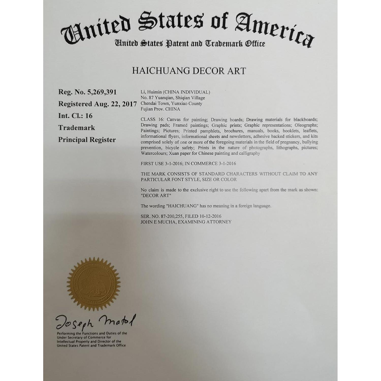 Cuadro en Lienzo Árboles en Cascada Haichuang 50x100 cm