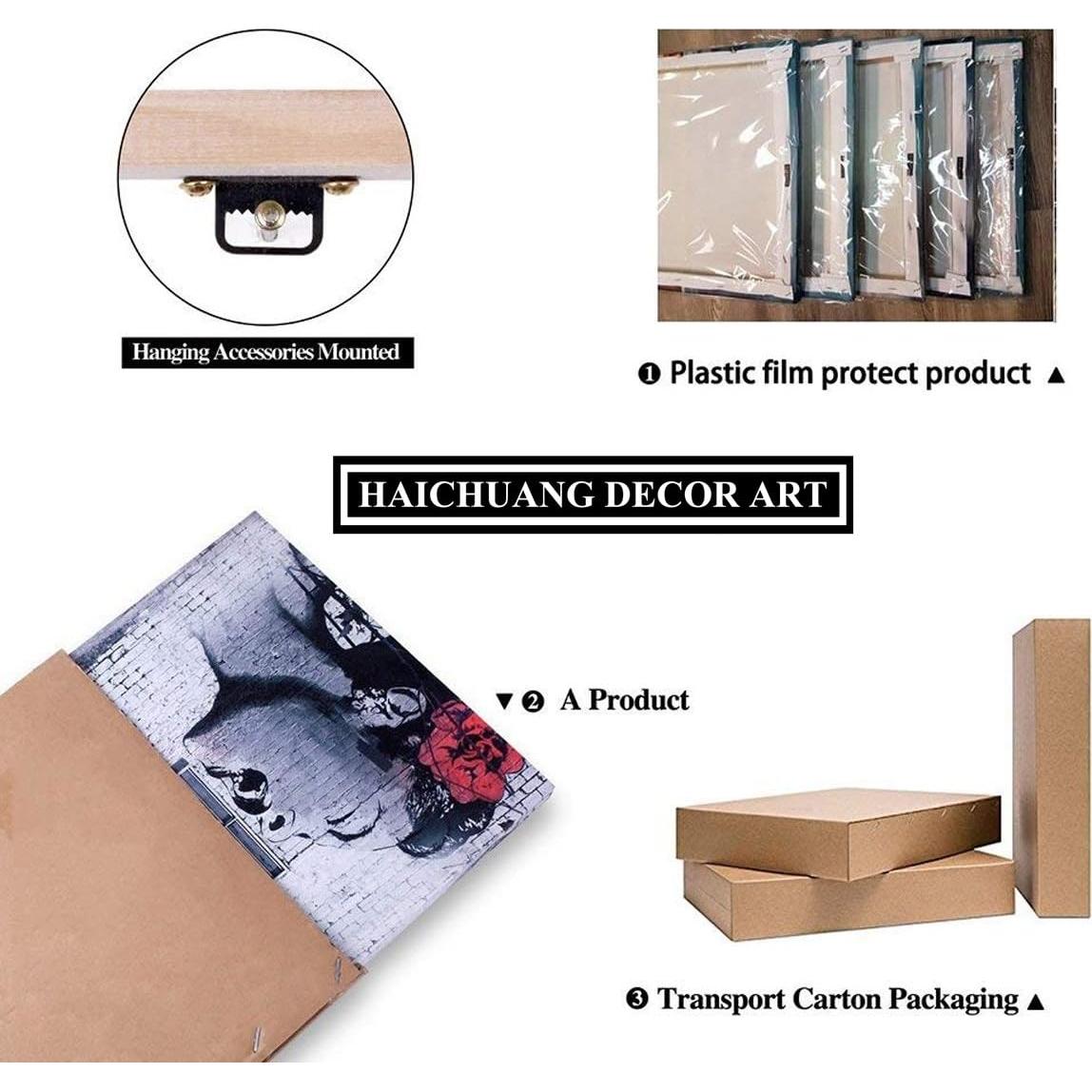 Cuadro en Lienzo Árboles en Cascada Haichuang 50x100 cm