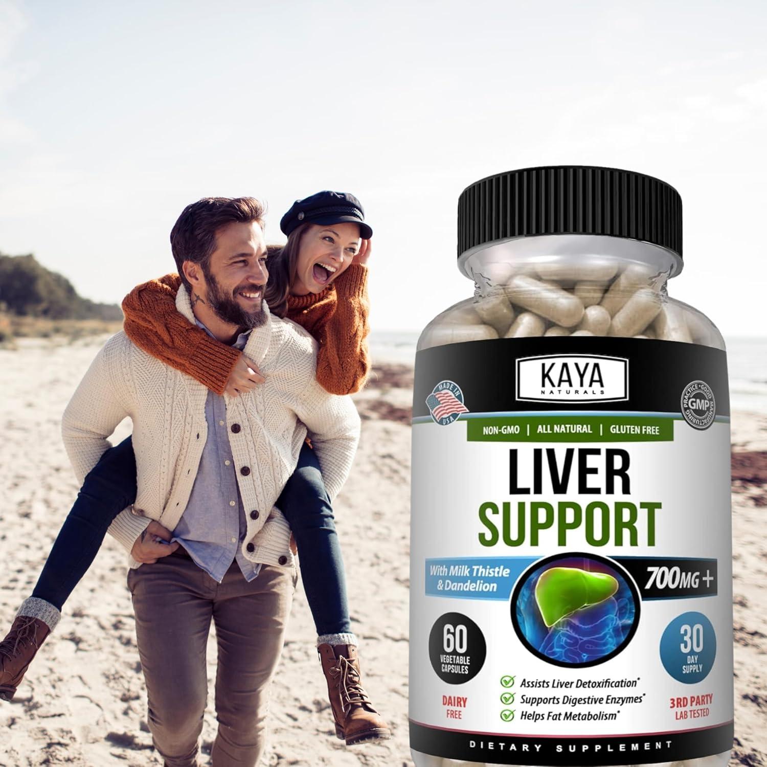 Suplemento de Limpieza Hepática Kaya Naturals - 60 Cápsulas