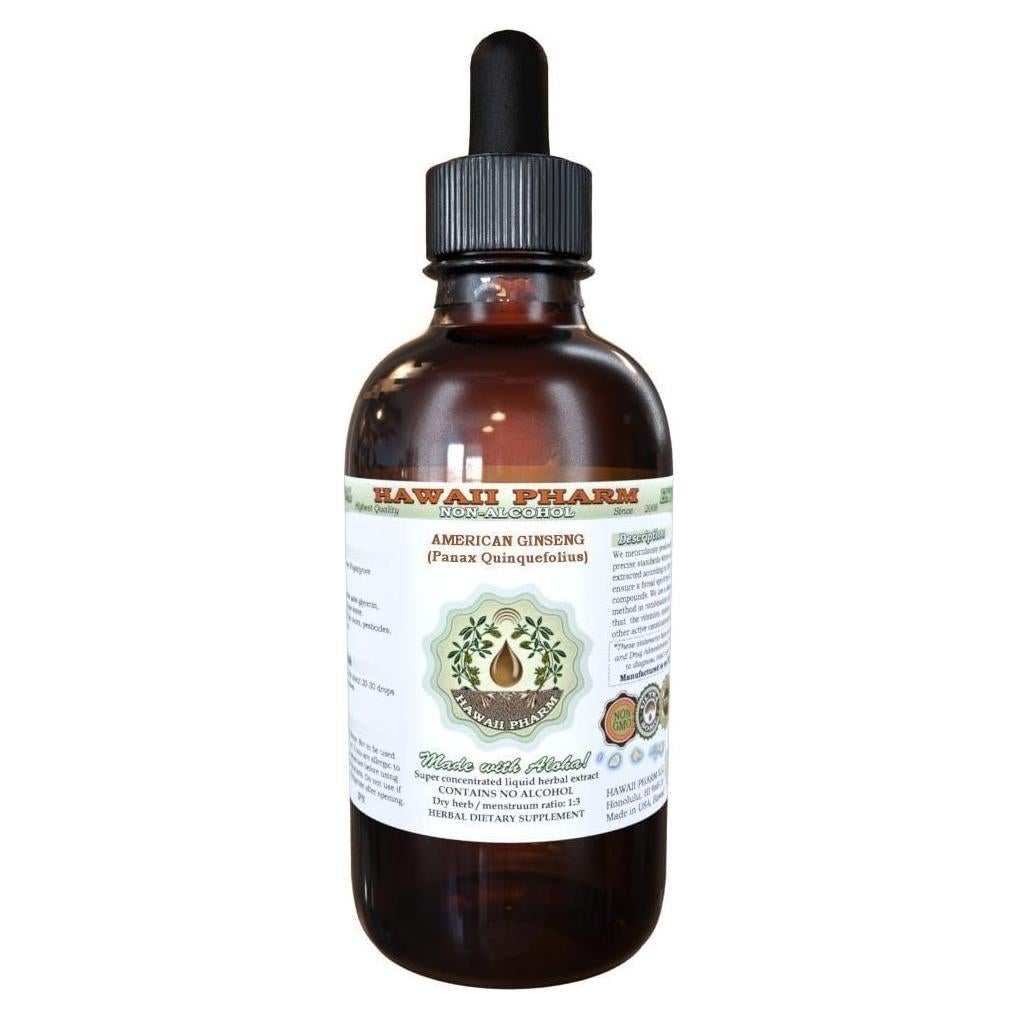 Extracto líquido de Ginseng Americano Hawaii Pharm 59 ml