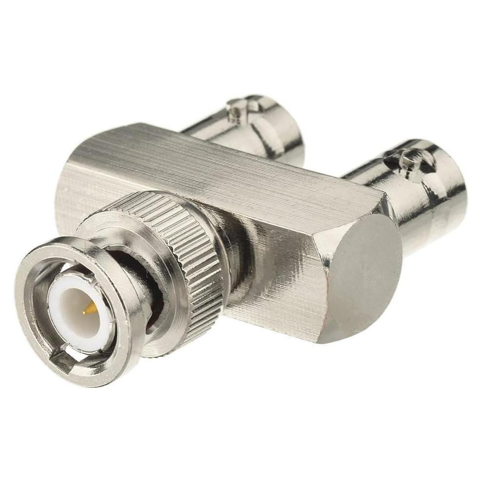 Adaptador Divisor BNC Eightwood Macho a Doble Hembra 50 Ohm