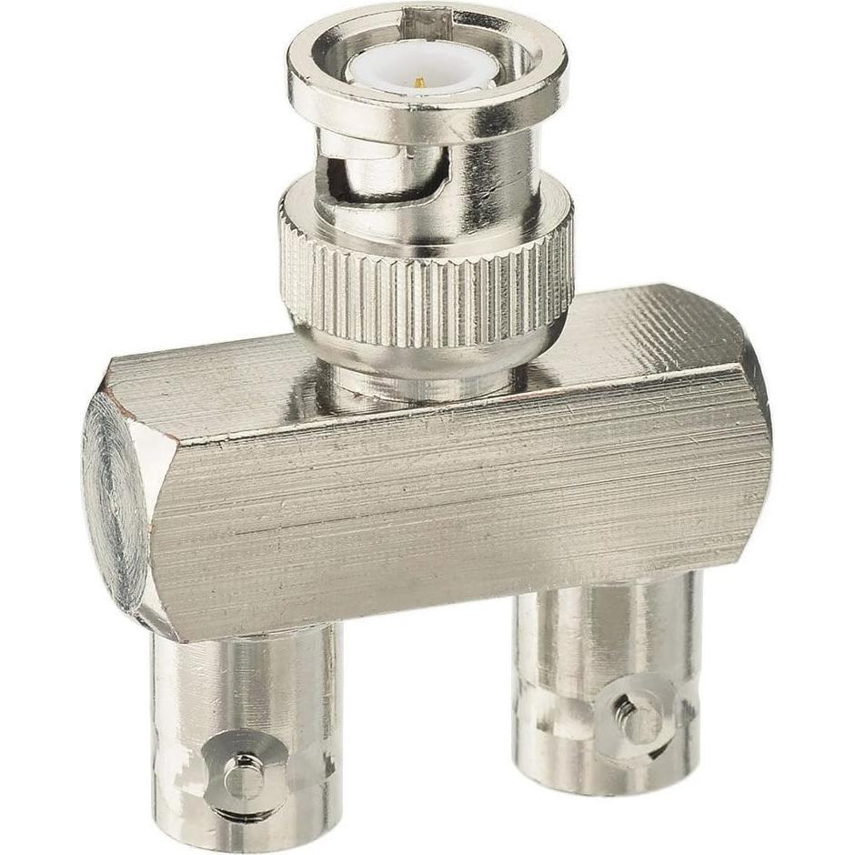 Adaptador Divisor BNC Eightwood Macho a Doble Hembra 50 Ohm