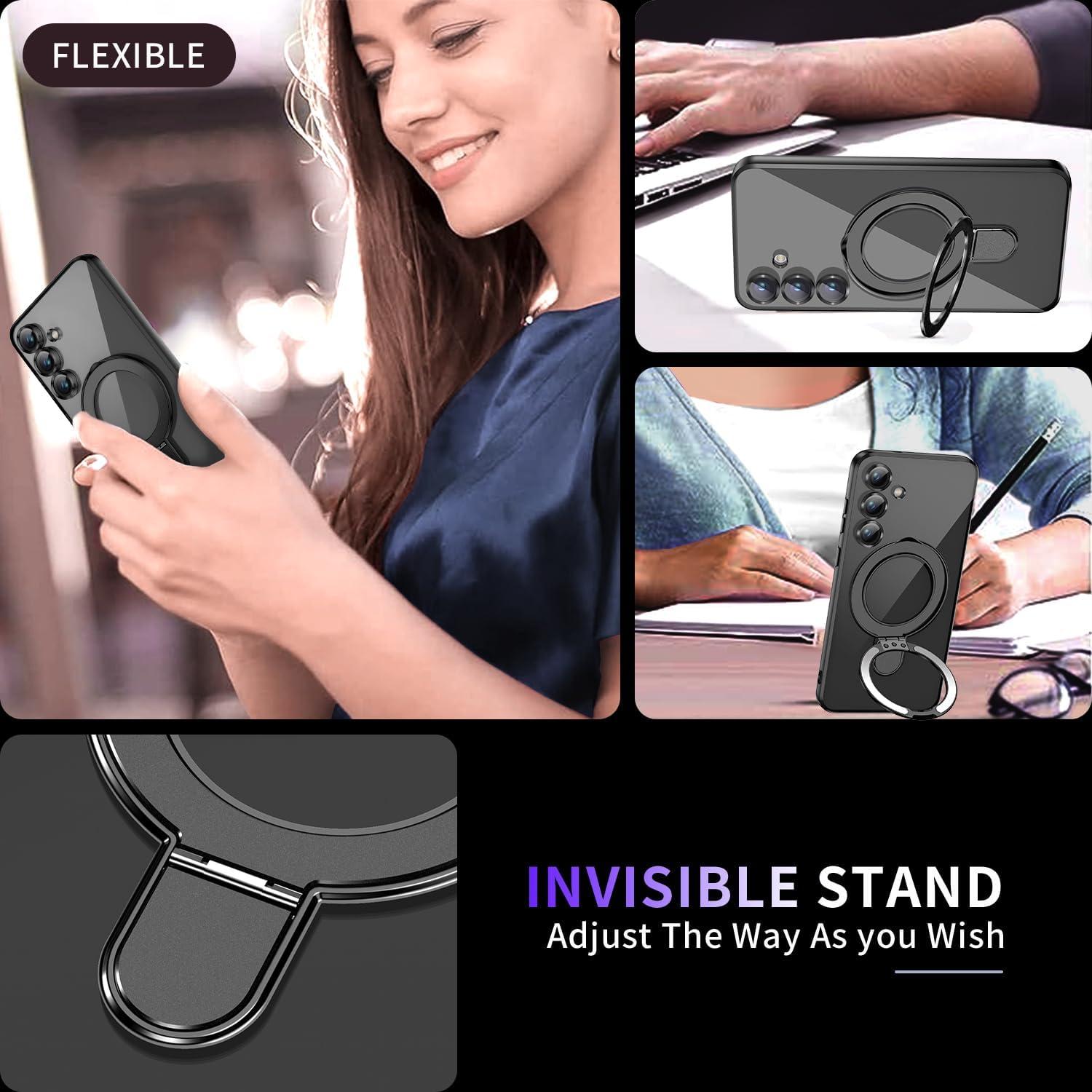 Funda Protectora Magnética para Samsung Galaxy S24 - Negro