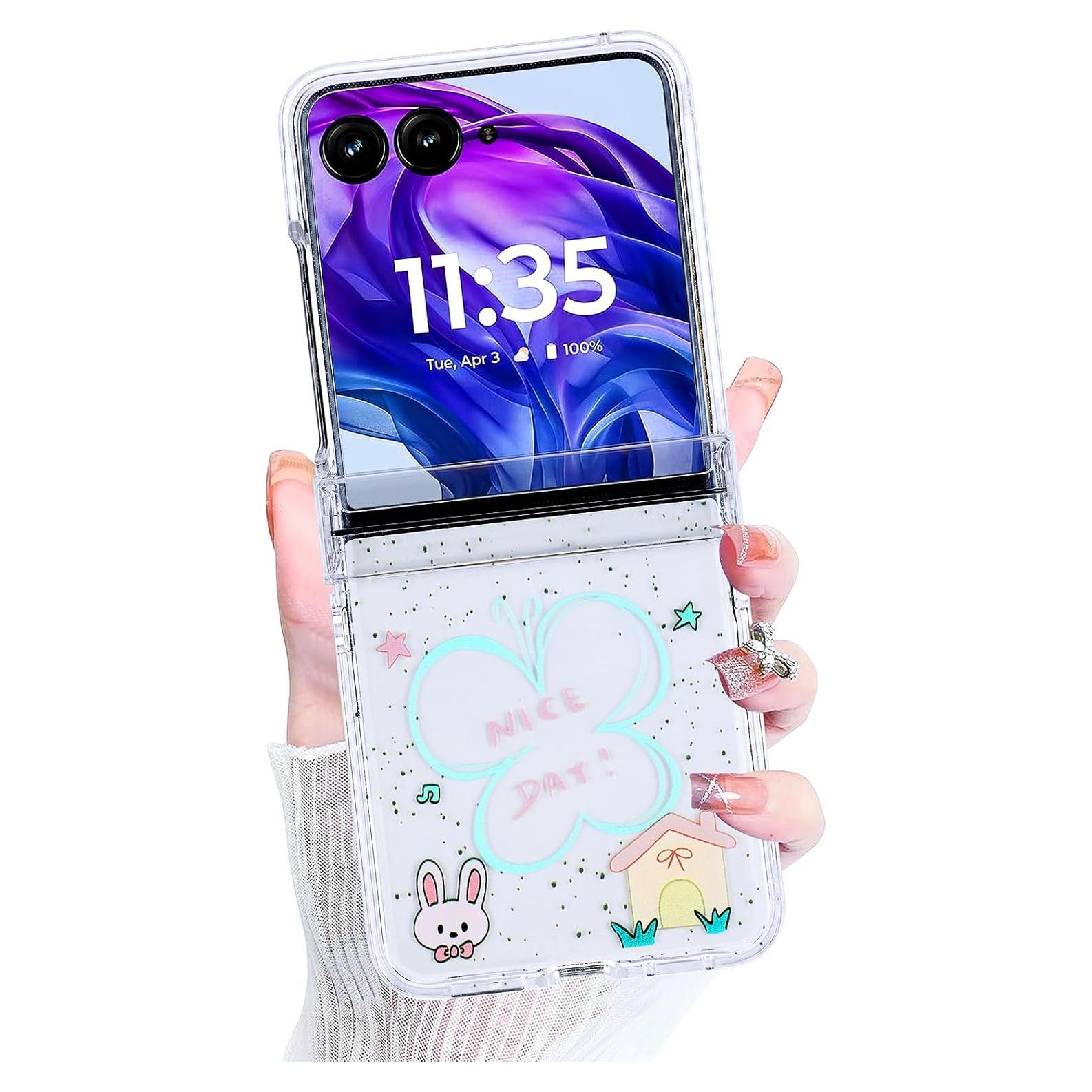 Funda Transparente DAKORIE para Motorola Razr 2024/2025