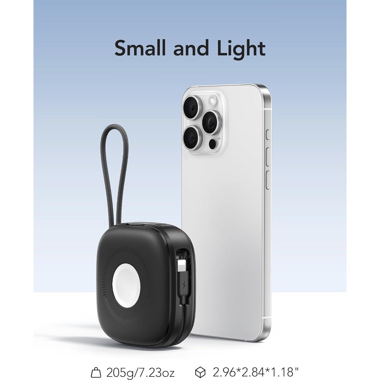 Banco de Poder Inalámbrico Magnético Charmast 10000mAh 20W