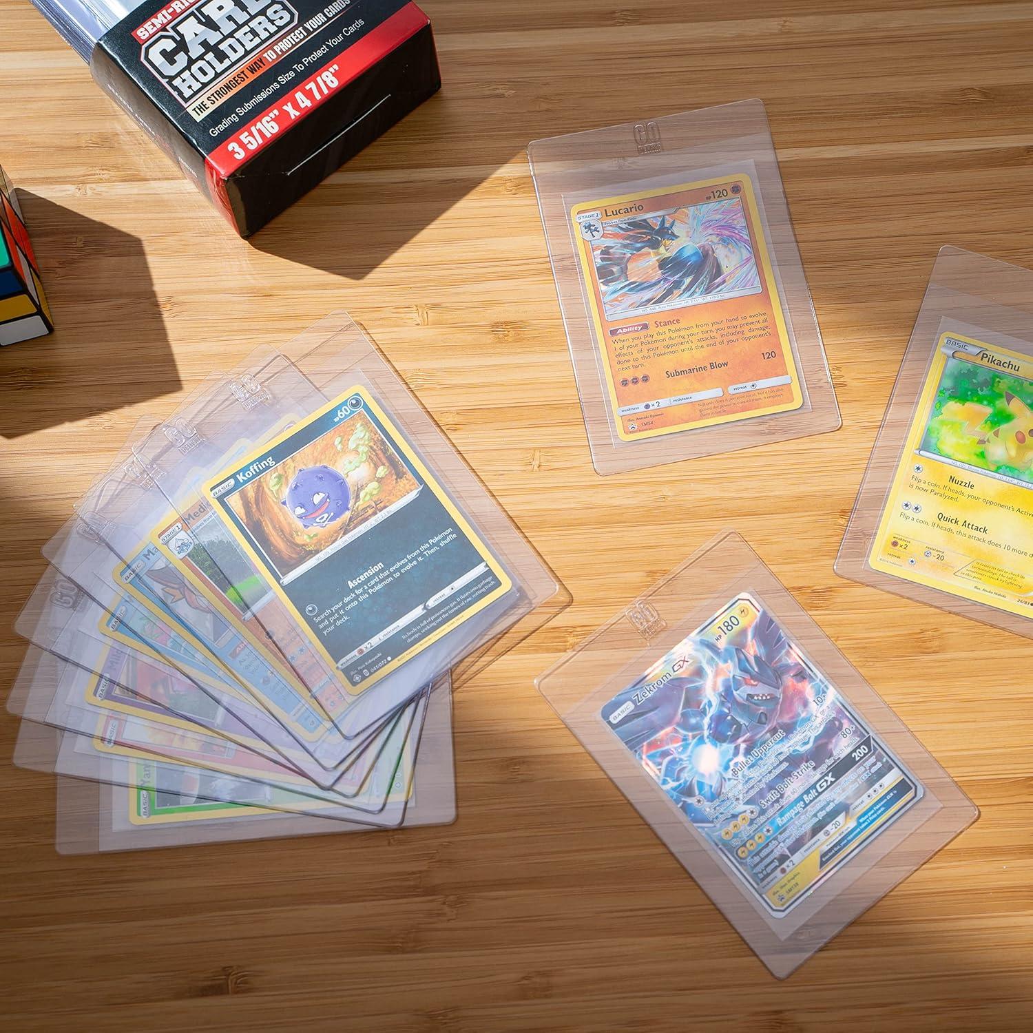 Soportes de Tarjetas Semi Rígidos Go Delight - 100 Unidades - 8.4x12.4cm