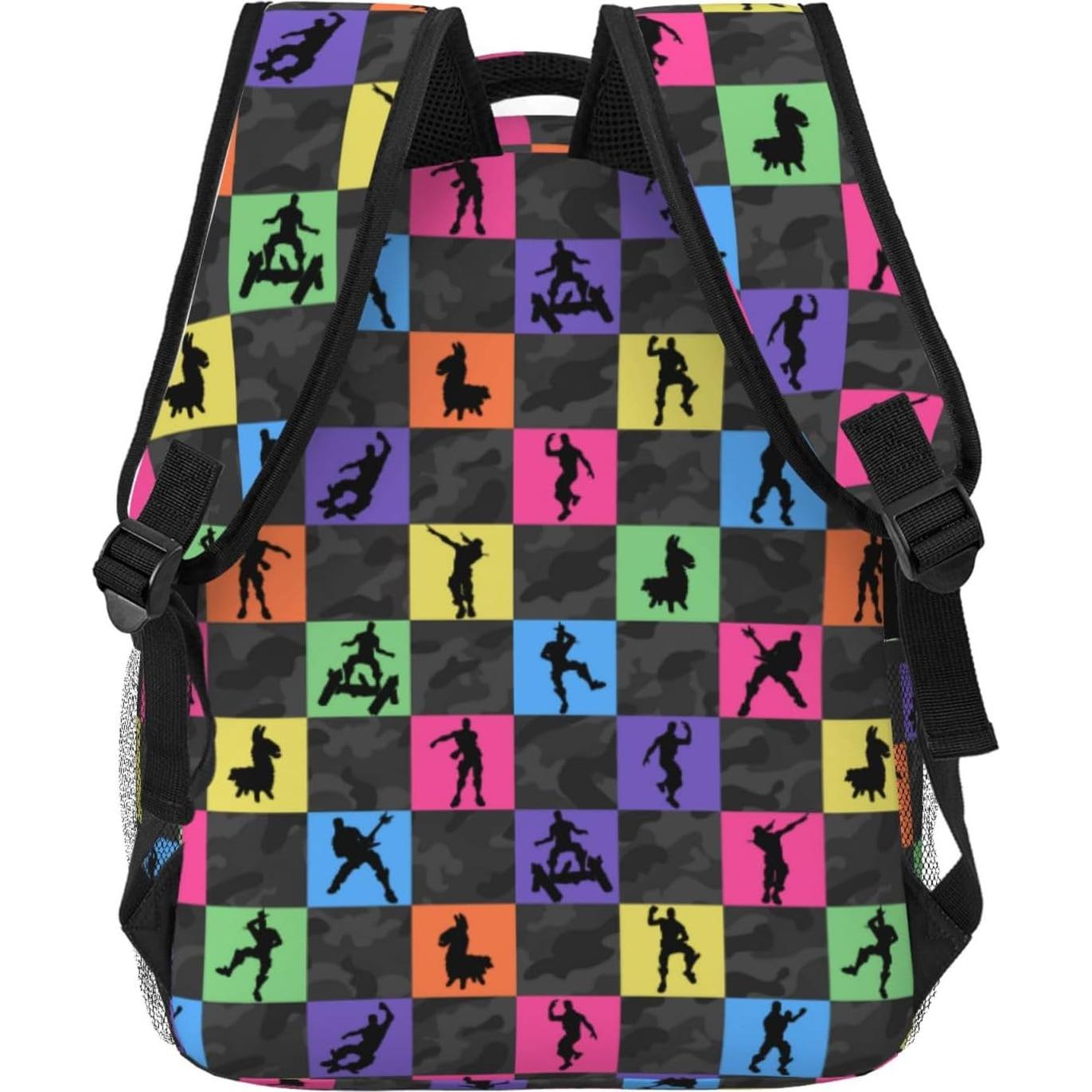 Mochila Escolar Temática de Videojuegos Xyiafc Gris 42x20x32 cm