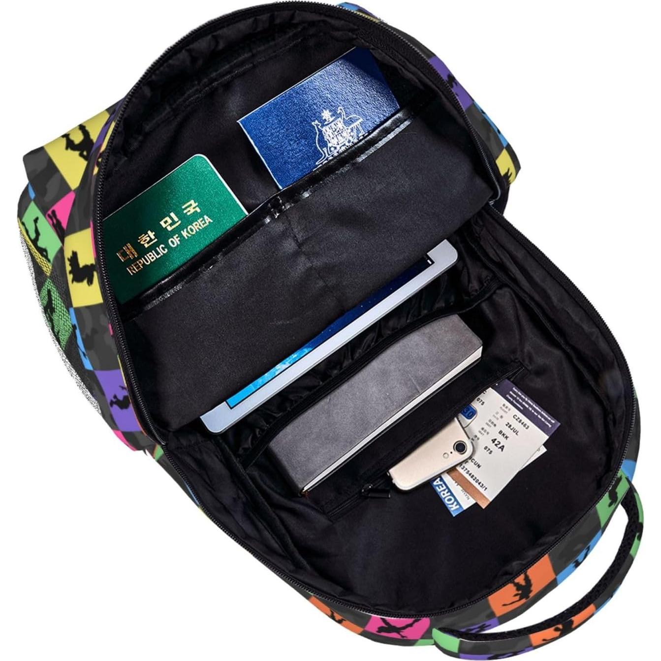 Mochila Escolar Temática de Videojuegos Xyiafc Gris 42x20x32 cm