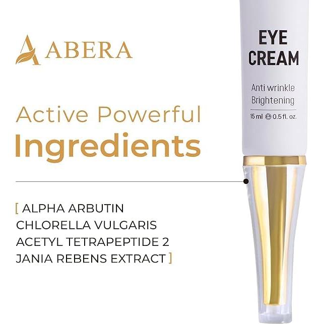 Crema para los Ojos ABERA 14.79 ml - Reduce Ojeras y Arrugas