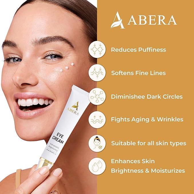 Crema para los Ojos ABERA 14.79 ml - Reduce Ojeras y Arrugas