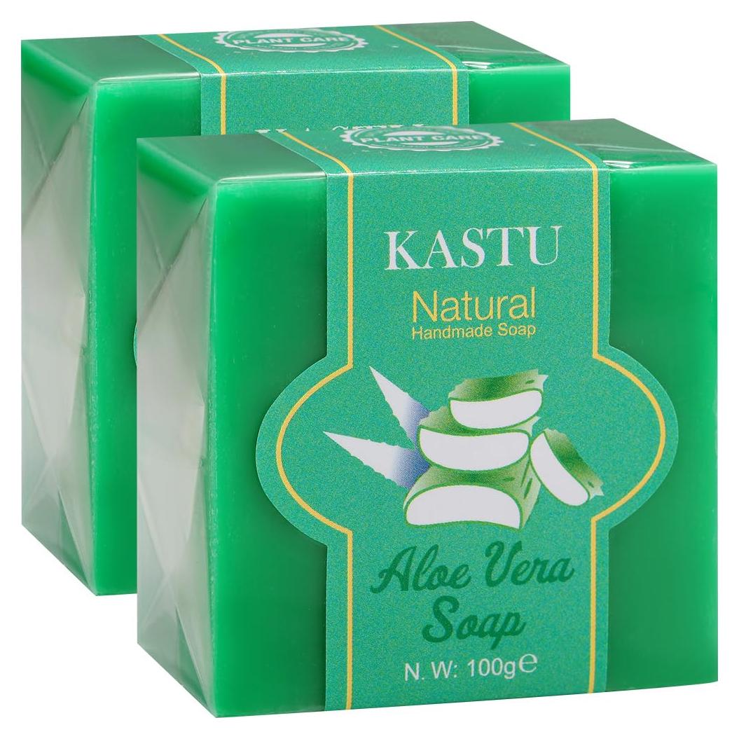Barra de Jabón Natural KASTU Aloe Vera 100g Hidratante