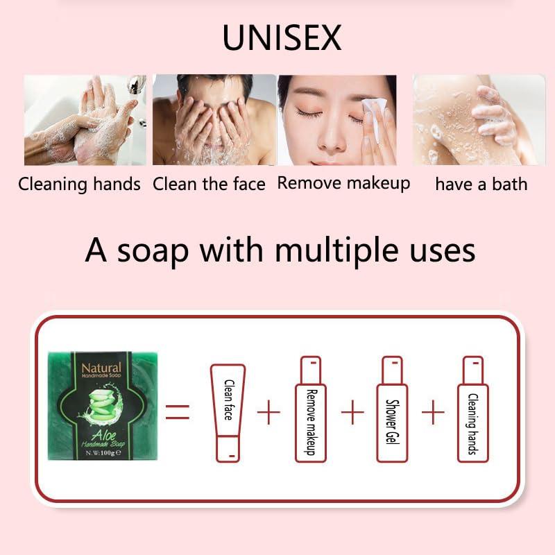 Barra de Jabón Natural KASTU Aloe Vera 100g Hidratante