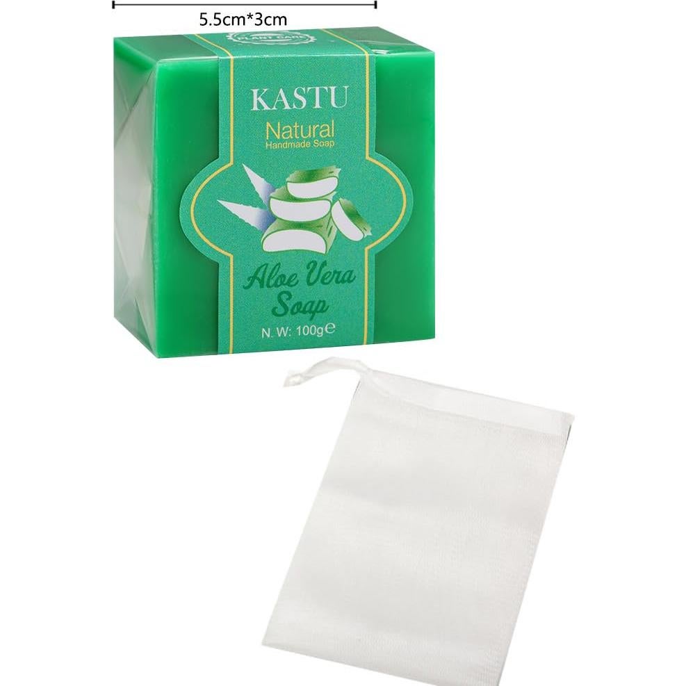 Barra de Jabón Natural KASTU Aloe Vera 100g Hidratante