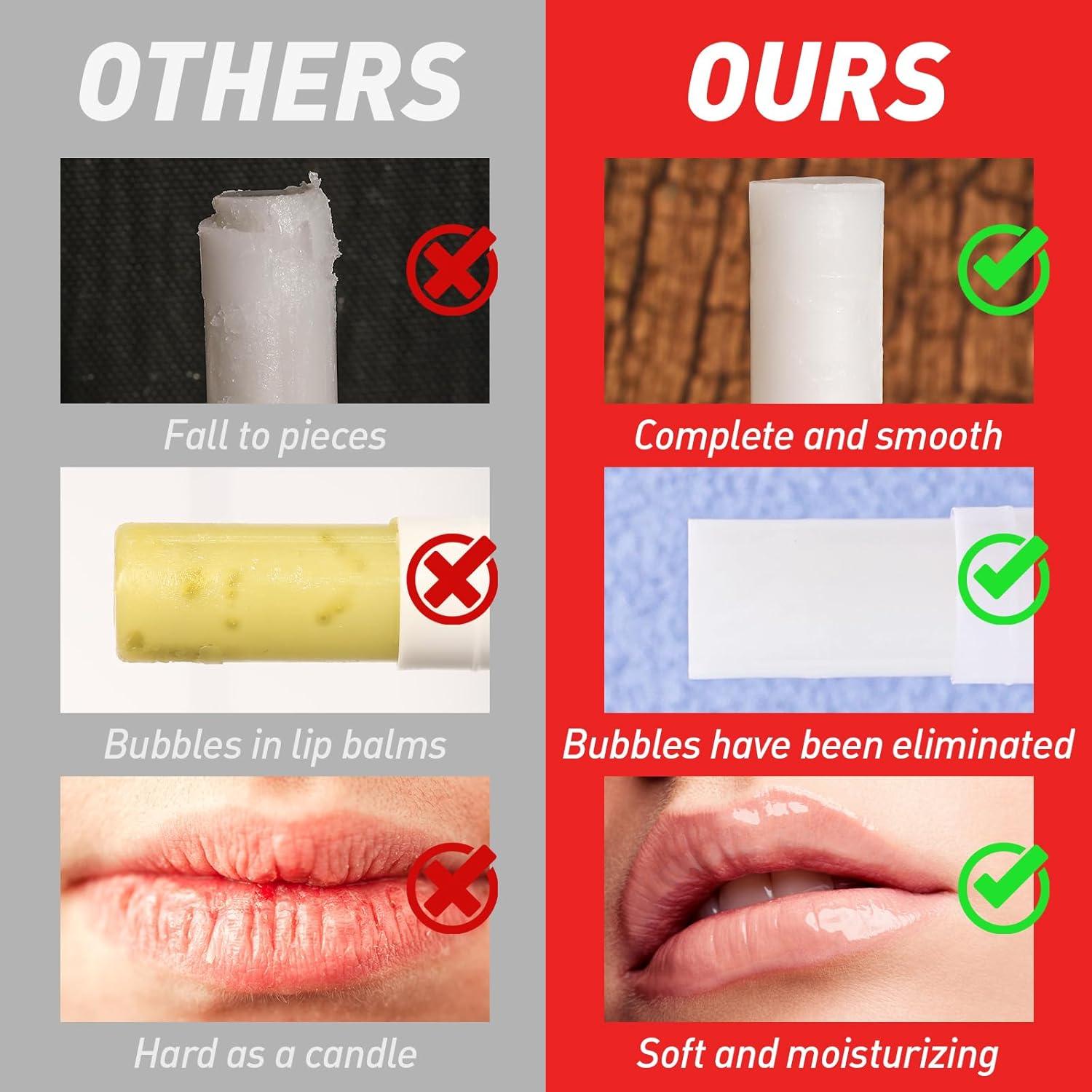 Bálsamo Labial Natural AZEN 120 Piezas 10 Sabores Hidratante