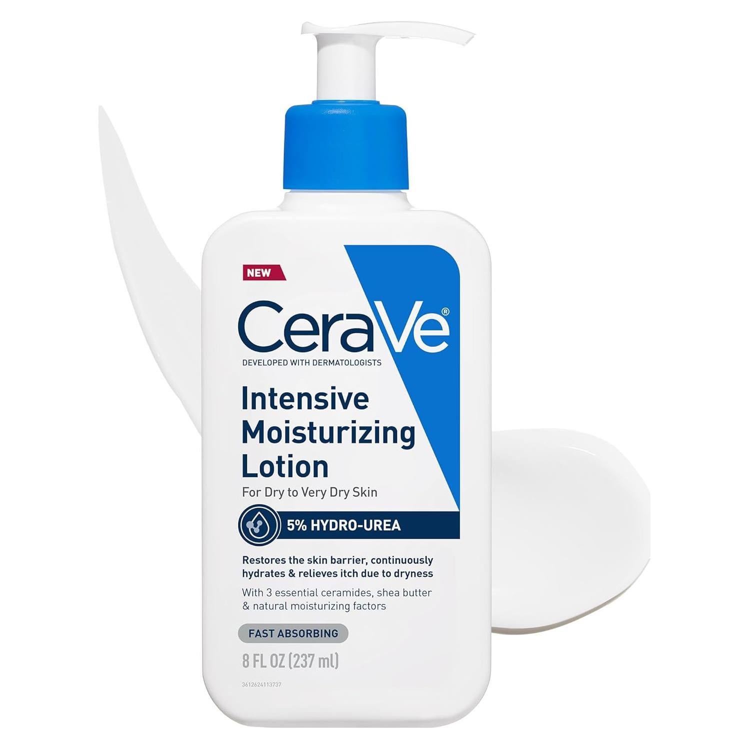 CeraVe Loción Hidratante Intensiva 236.6ml Hidro-Urea Manteca Karité