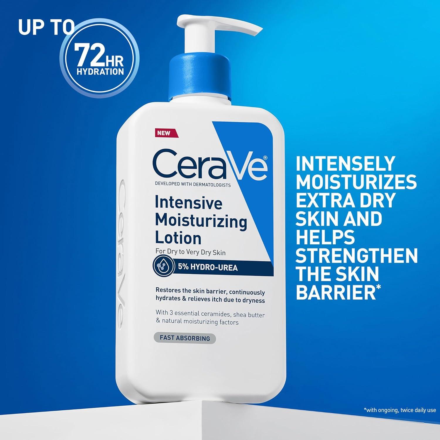 CeraVe Loción Hidratante Intensiva 236.6ml Hidro-Urea Manteca Karité