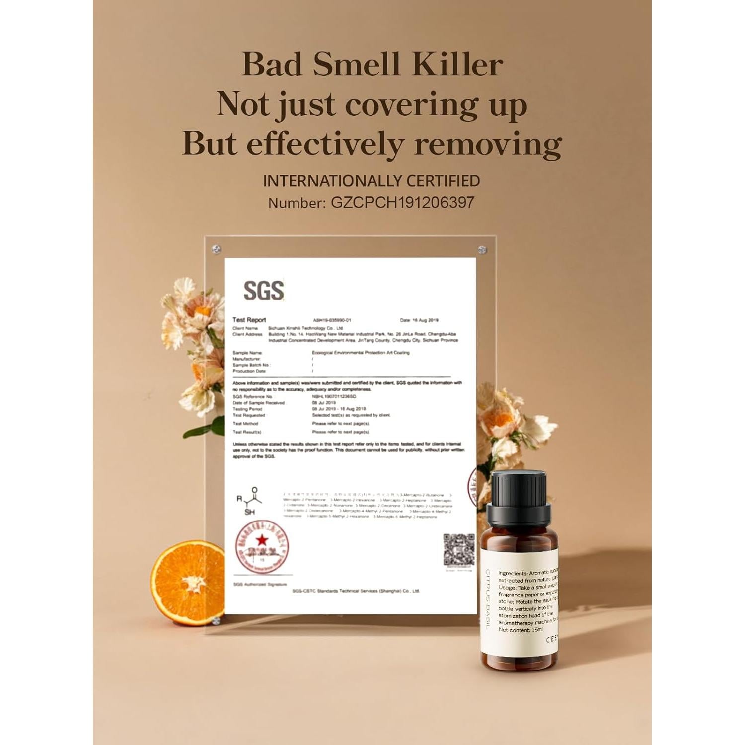 Aceite Esencial Ceeniu Albahaca Cítrica 15ml 100% Natural