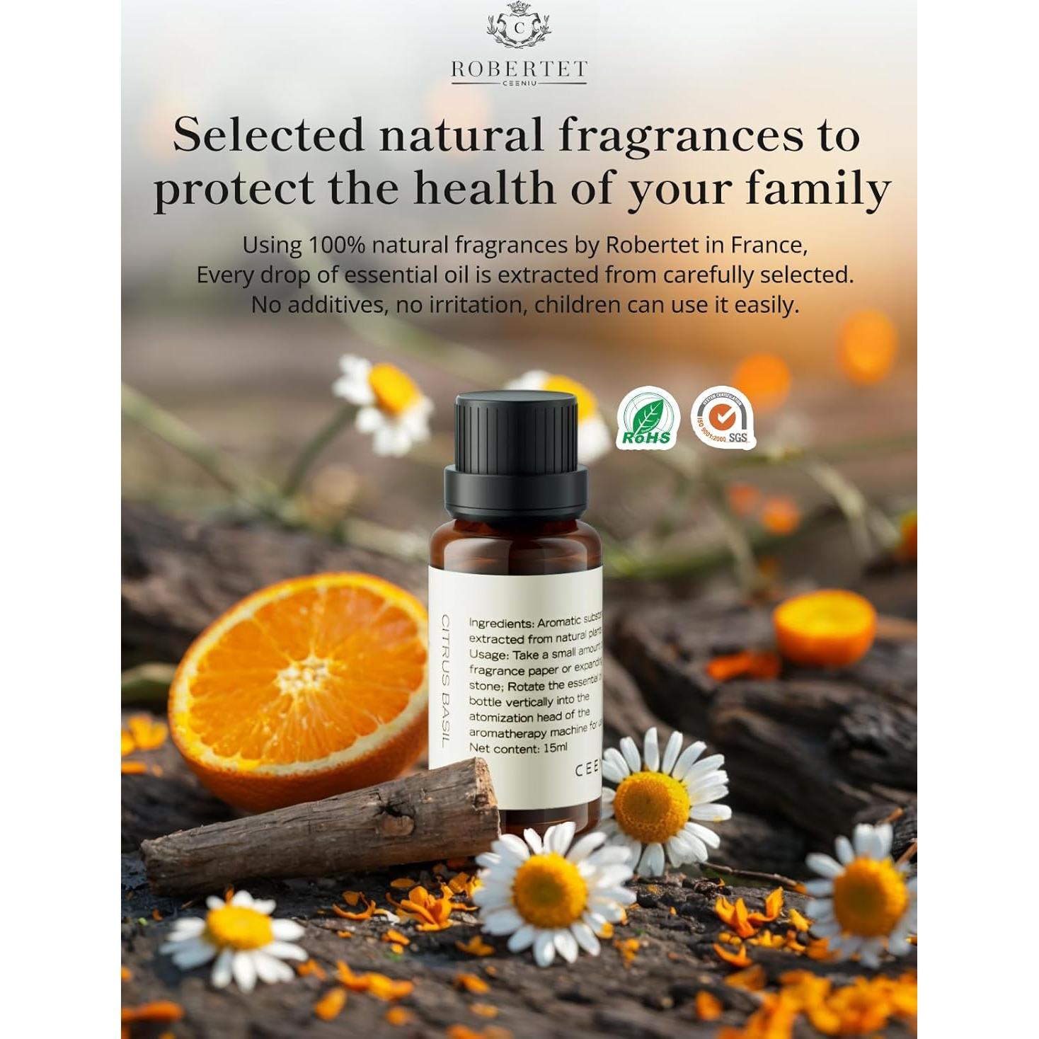 Aceite Esencial Ceeniu Albahaca Cítrica 15ml 100% Natural