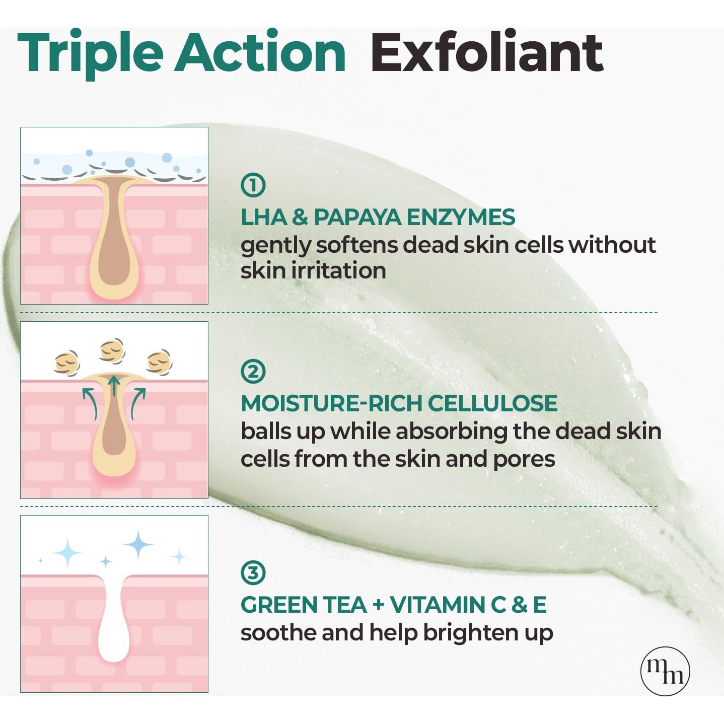 Gel Exfoliante Facial MOTHER MADE 100ml - Té Verde Vegano