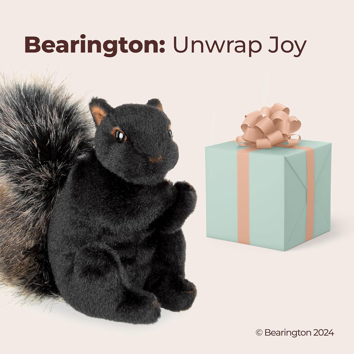 Osito de Peluche Ardilla Negra Acorn Bearington 13x9.6 cm