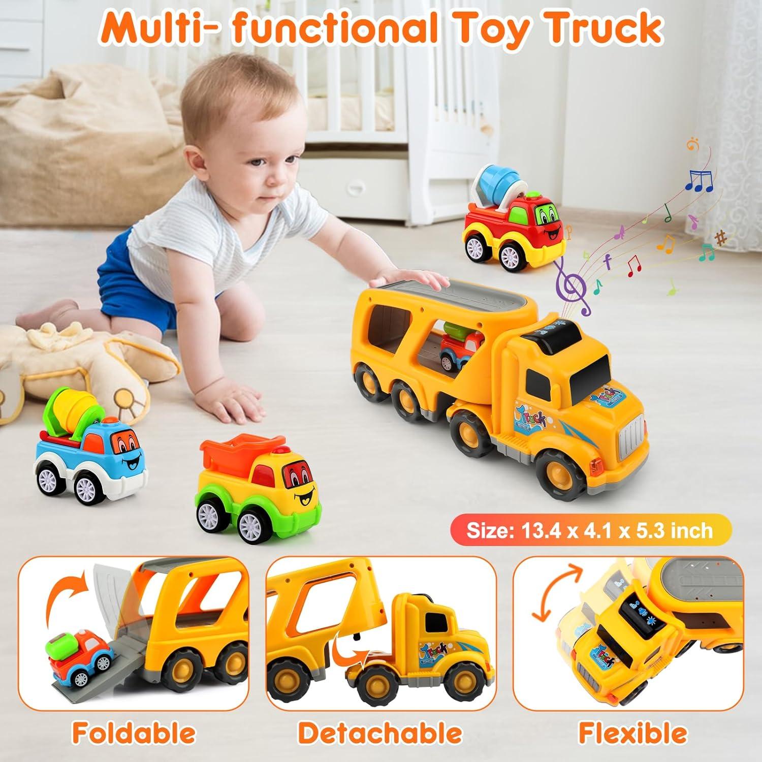 Camión de Construcción Juguete Nicmore 5 en 1 para Niños