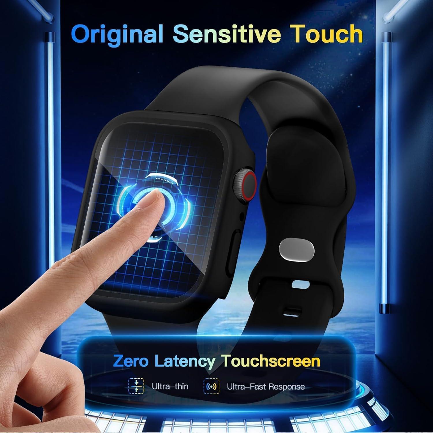 Paquete de 2 Fundas Duras Impermeables Wepro para Apple Watch 40mm