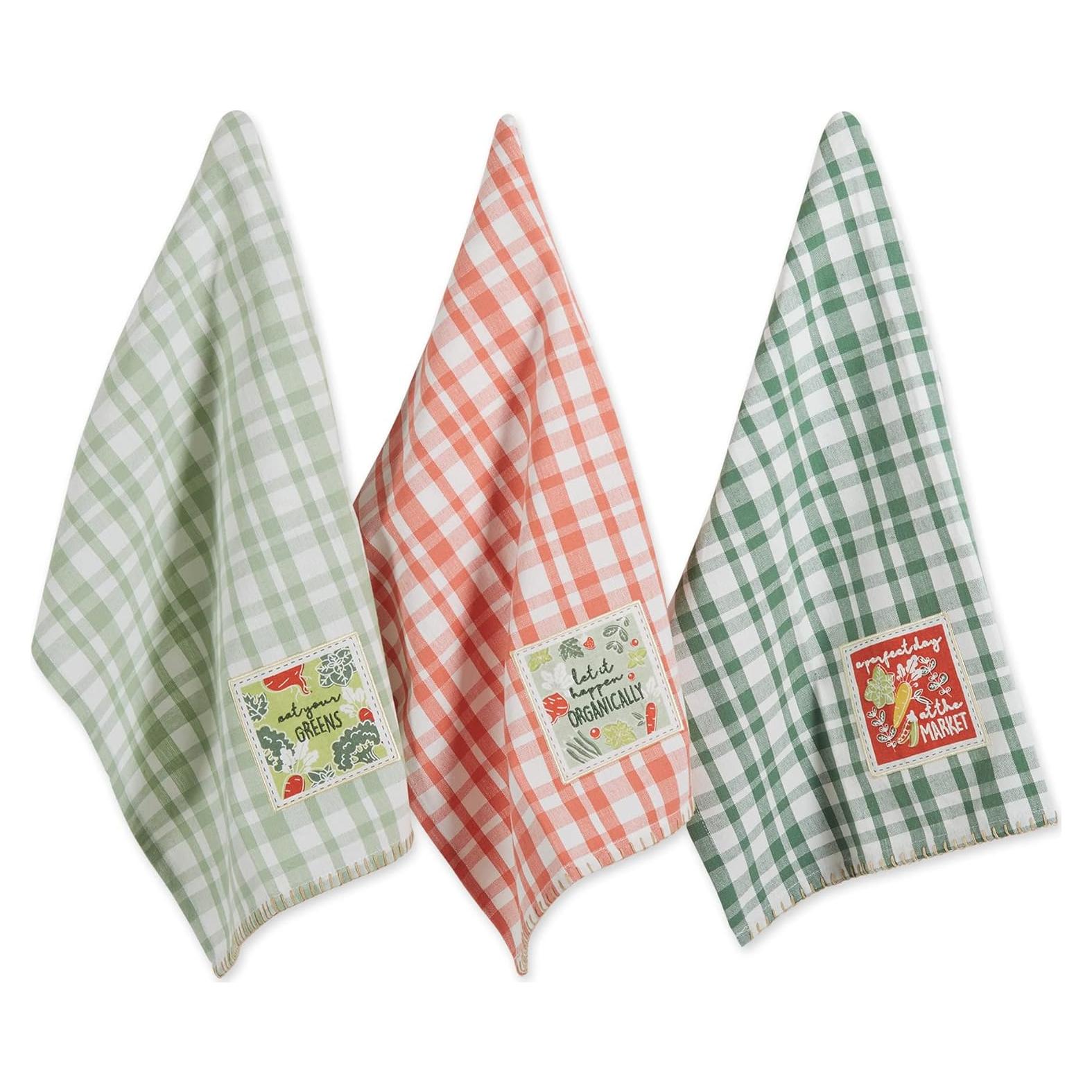 Juego de Paños de Cocina DII 3 Piezas 45.72x71.12 cm Cuadros