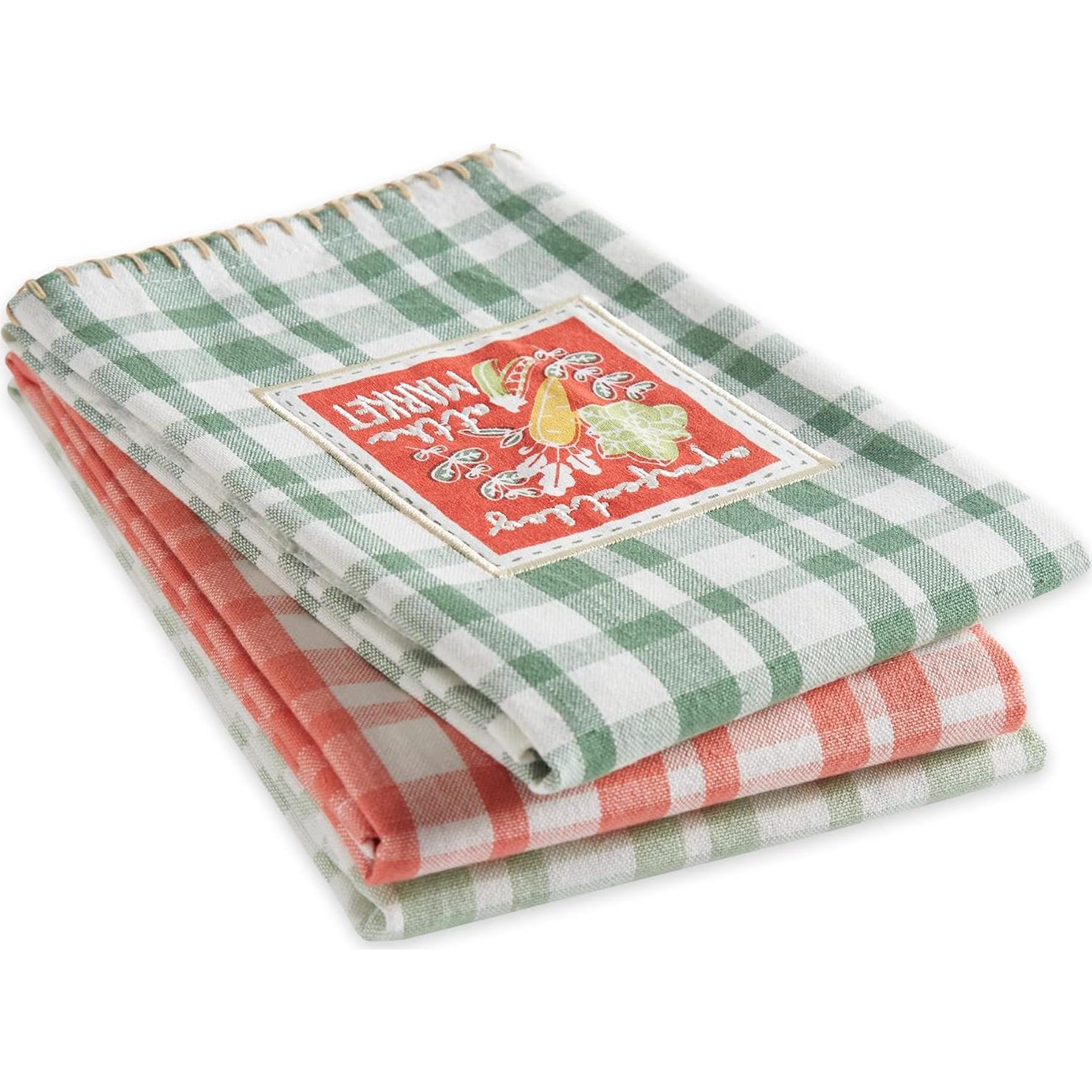 Juego de Paños de Cocina DII 3 Piezas 45.72x71.12 cm Cuadros