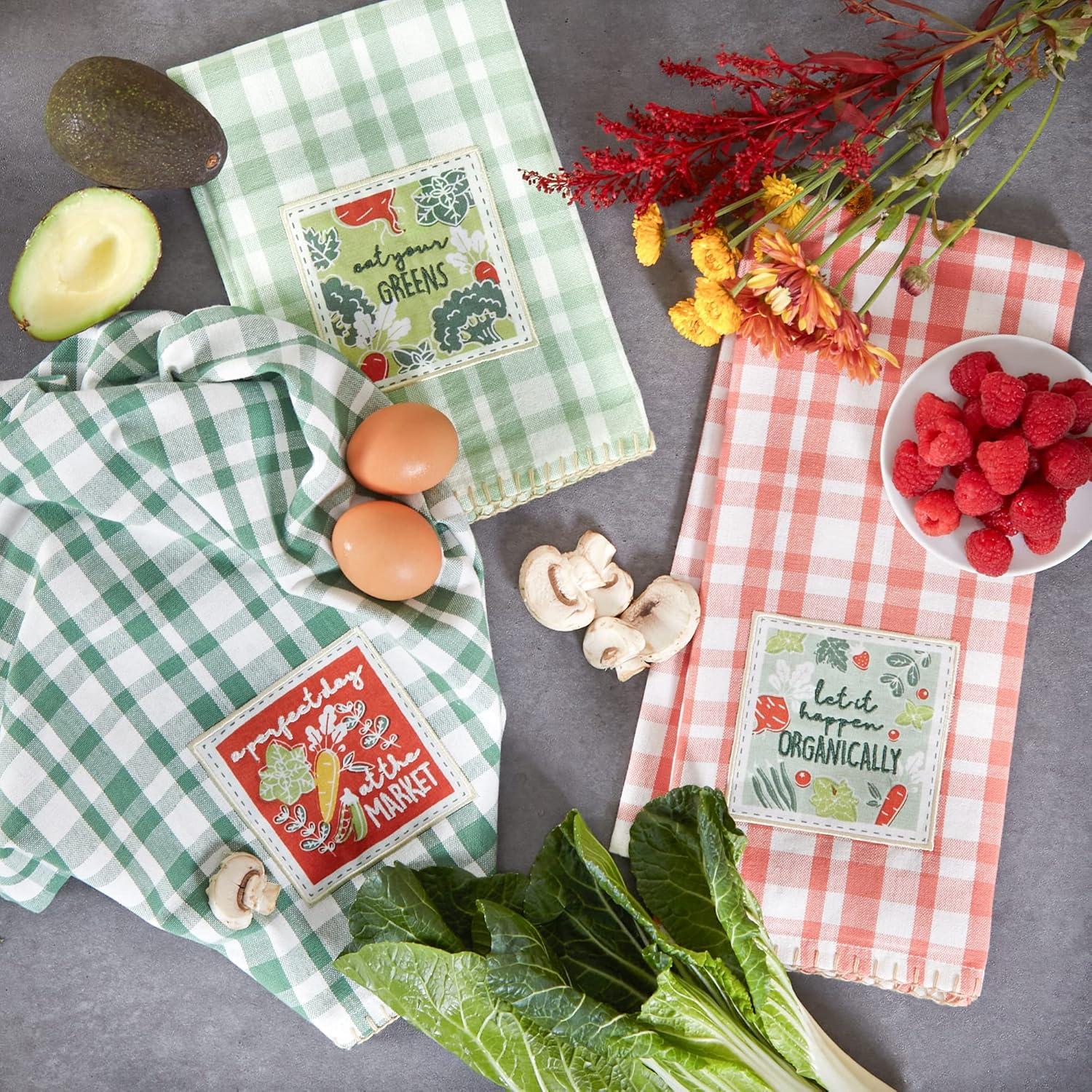 Juego de Paños de Cocina DII 3 Piezas 45.72x71.12 cm Cuadros