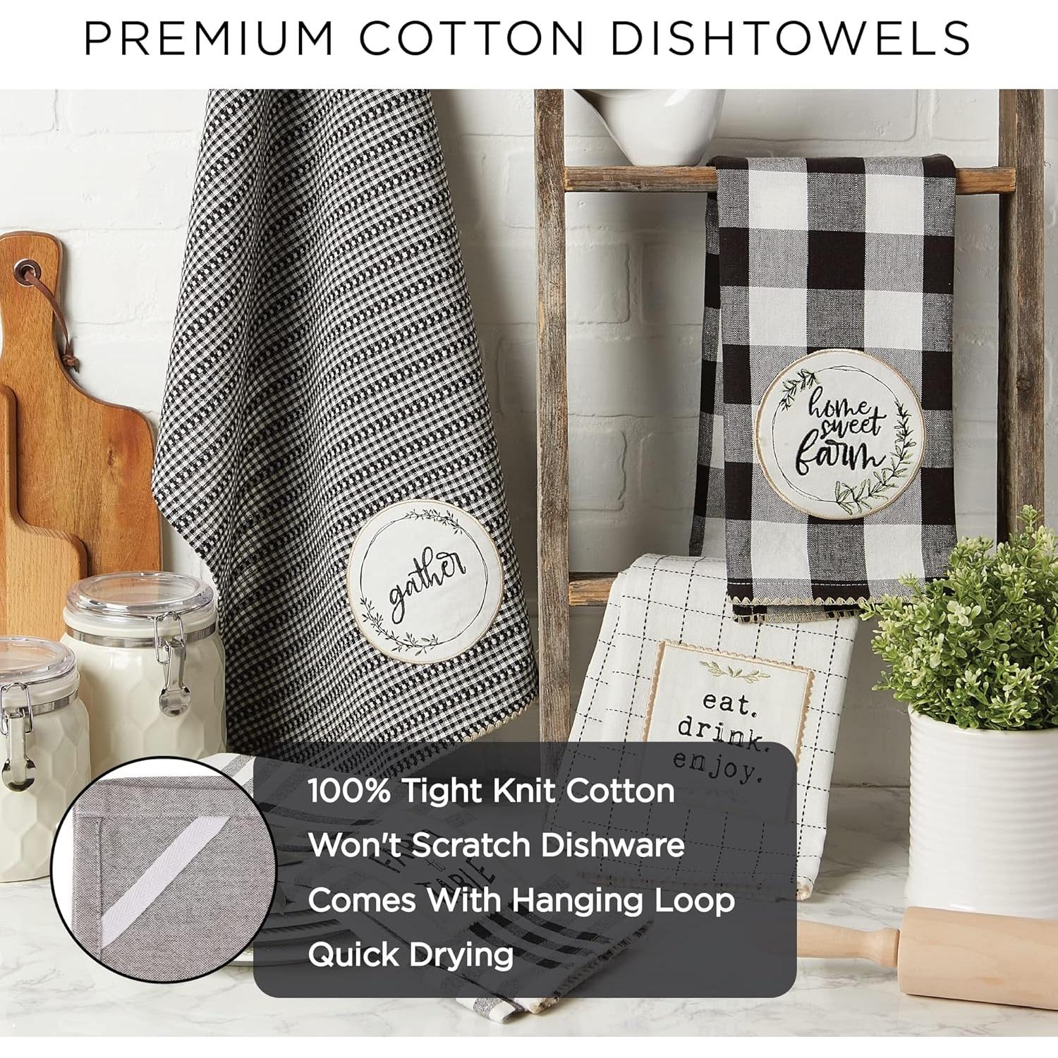 Juego de Paños de Cocina DII 3 Piezas 45.72x71.12 cm Cuadros