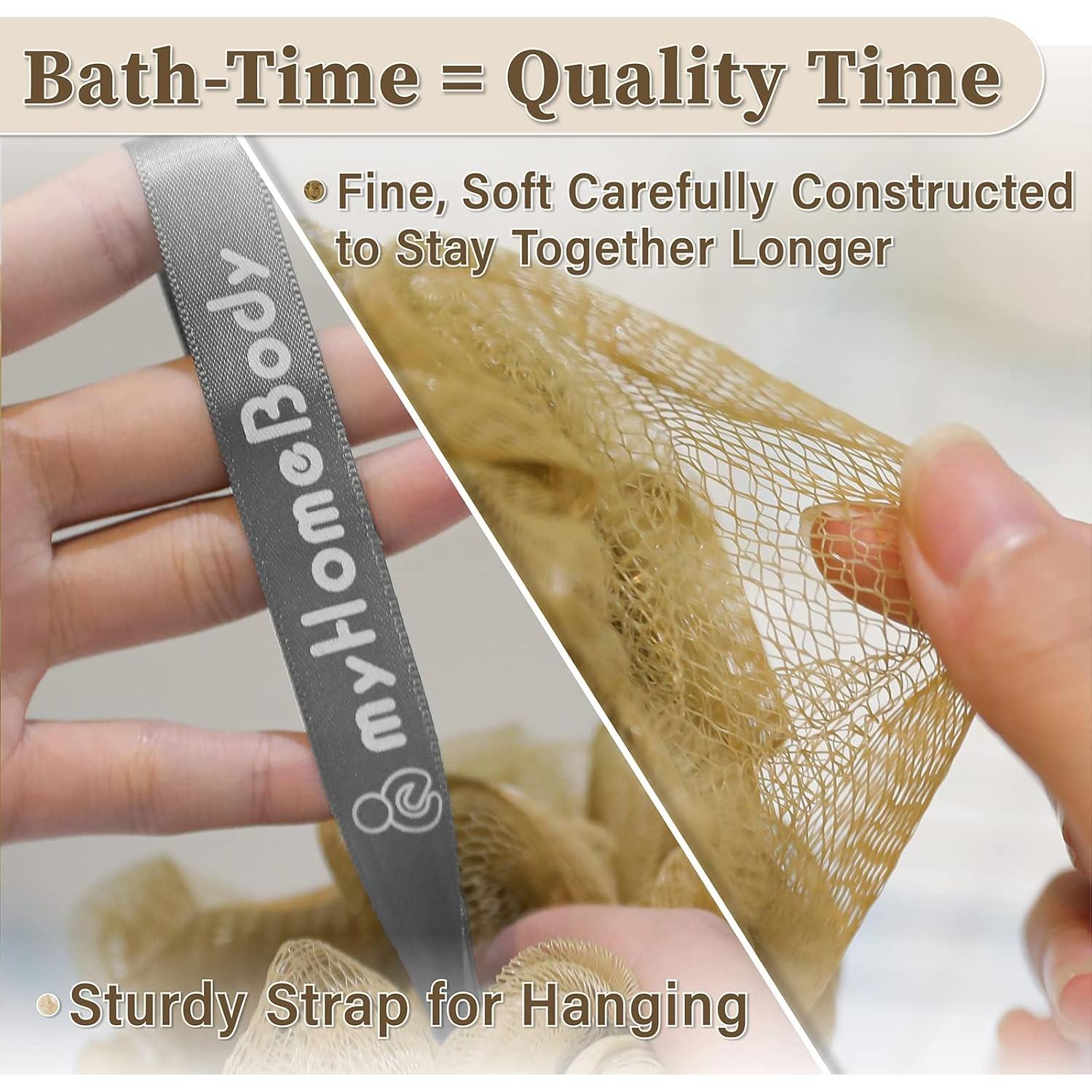 Esponja de Lufa Exfoliante myHomeBody 70g - Paquete de 3