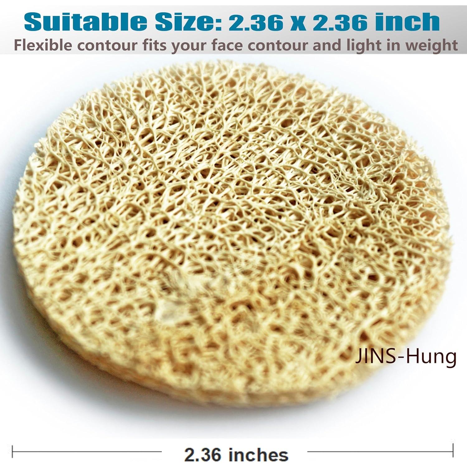 Paquete de 18 Esponjas de Lufa Natural Exfoliantes 6cm
