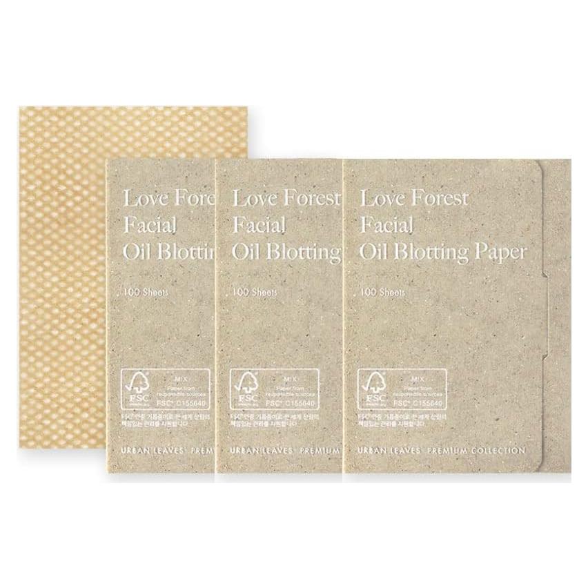 Hojas Absorbentes de Aceite URBAN LEAVES Bosque de Amor 100 Unidades