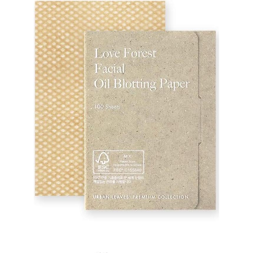 Hojas Absorbentes de Aceite URBAN LEAVES Bosque de Amor 100 Unidades