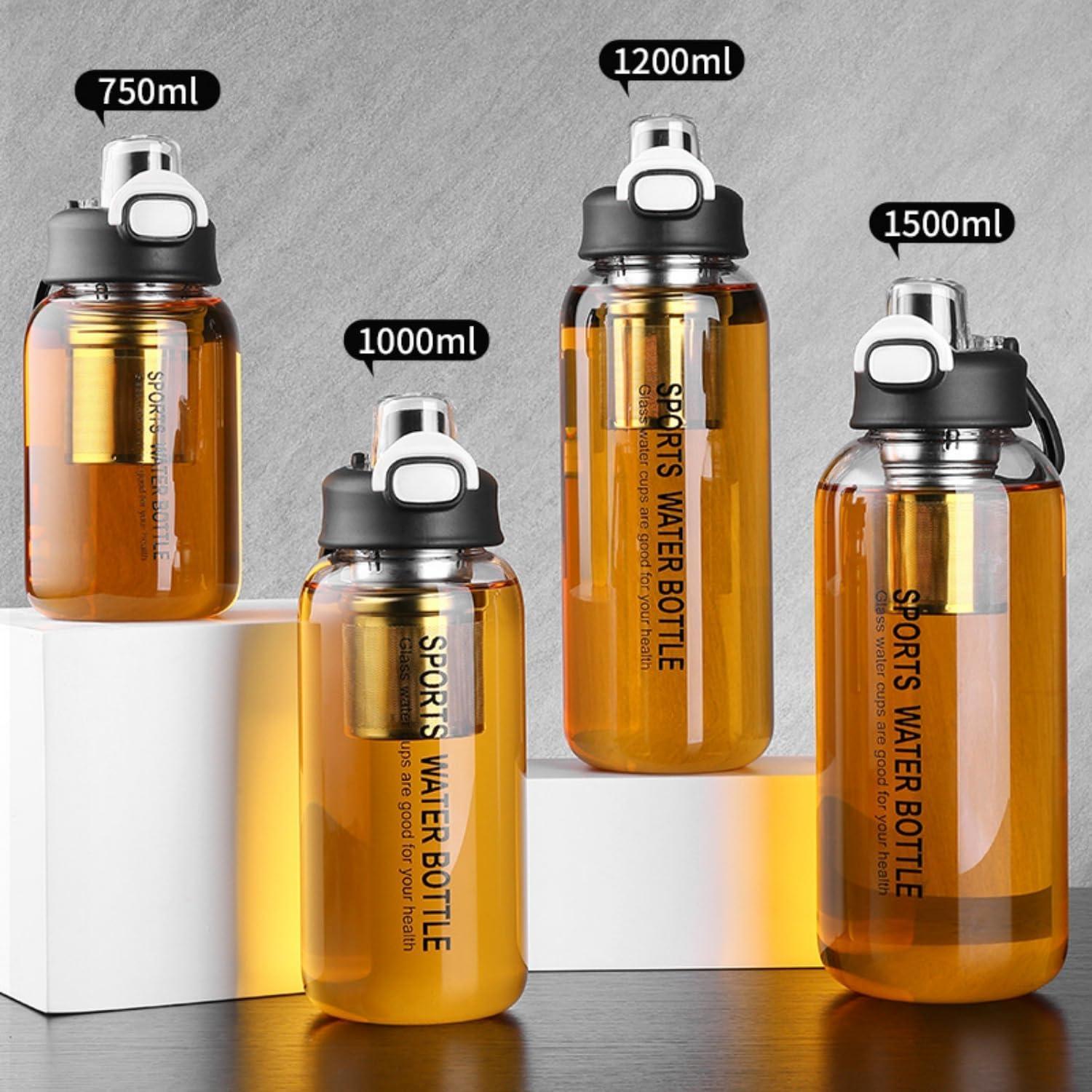 Botella de Té de Vidrio Borosilicatado HOYUANSU 750ML