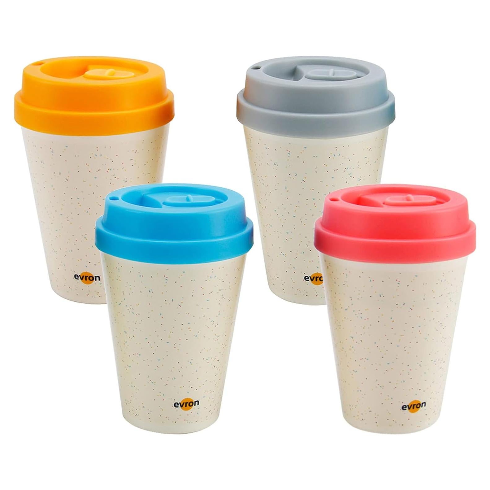 Taza de Viaje Evron Aislada Doble Pared 4 Pack 300ml