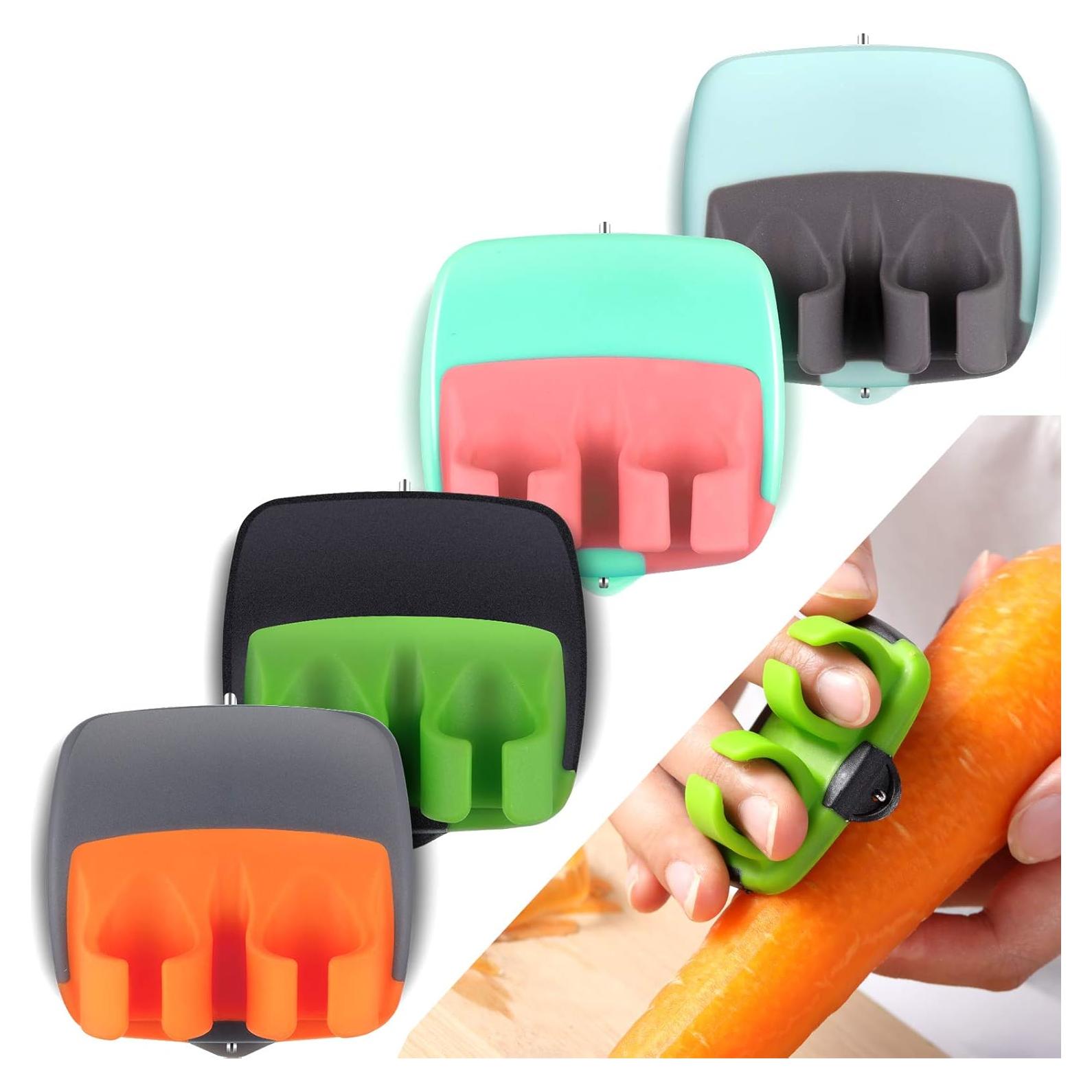 Peladores de Palma Mudder 4 Piezas Acero Inoxidable Ergonómico