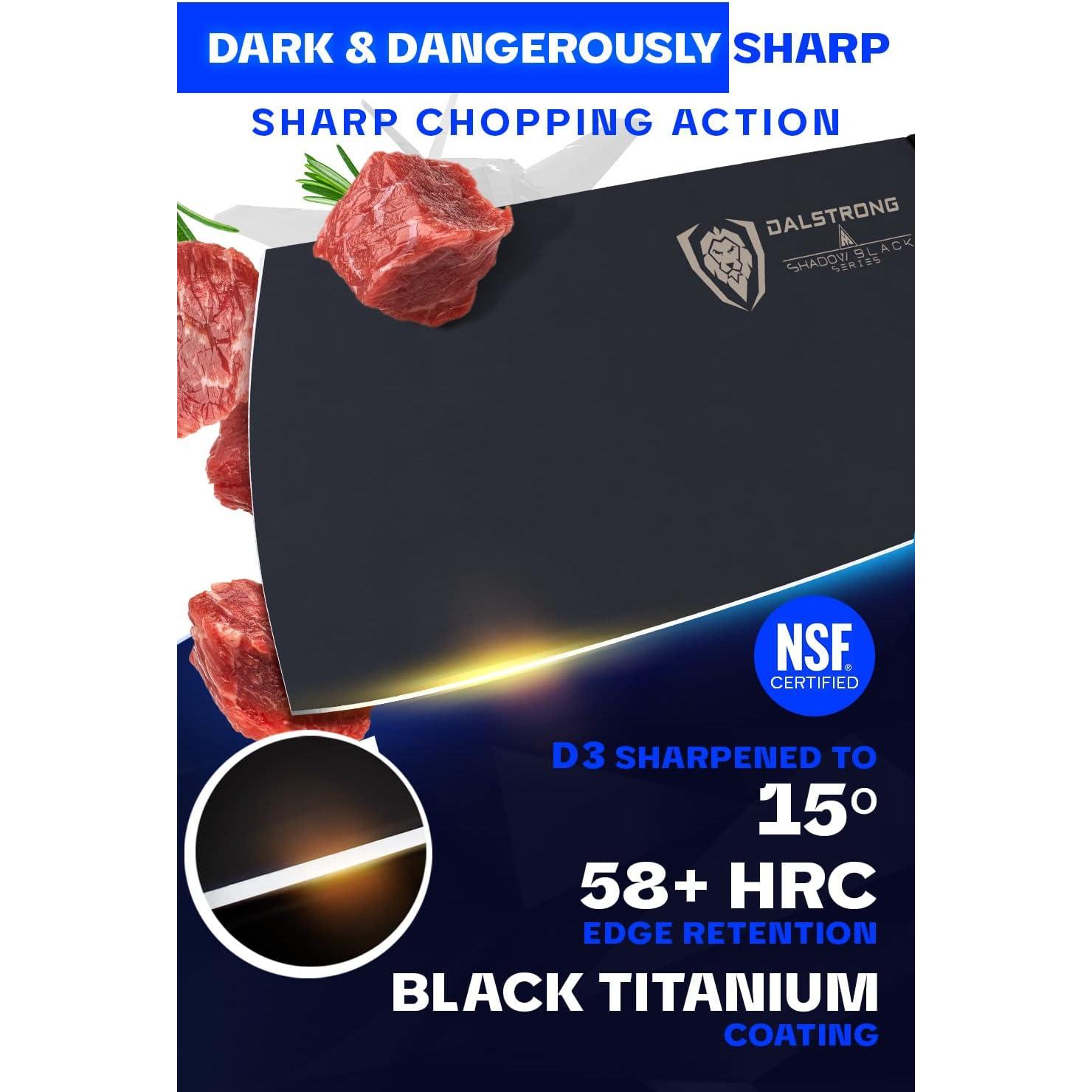 Cuchillo de Deshuese Dalstrong 18 cm Serie Sombra Negra Acero