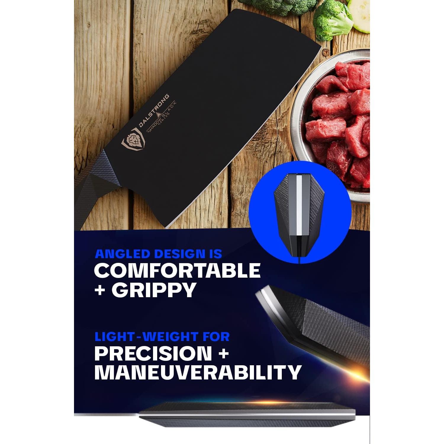 Cuchillo de Deshuese Dalstrong 18 cm Serie Sombra Negra Acero