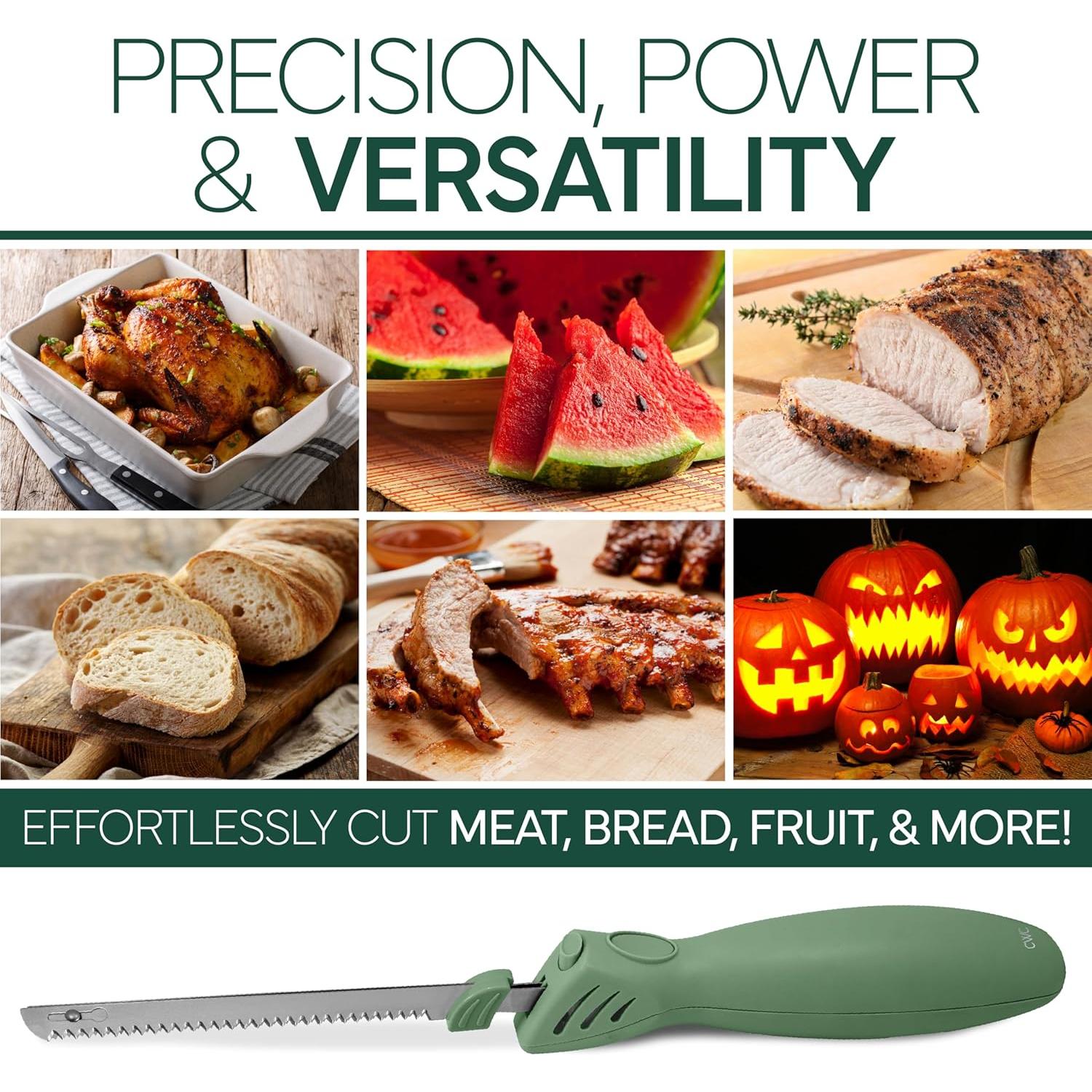 Cuchillo Eléctrico COOK WITH COLOR 100W Duales Cuchillas Inox