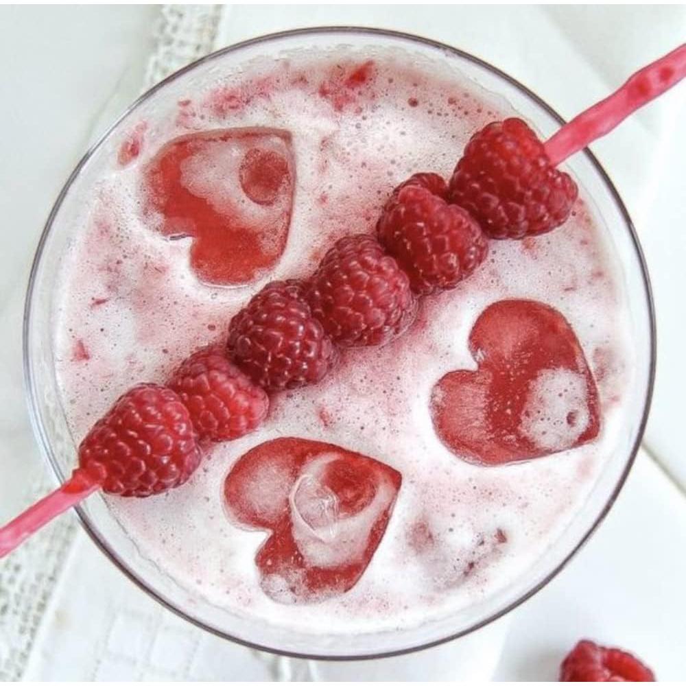 Bandeja de Hielo Silicona BTYMS 21 Cavidades Corazón Azul